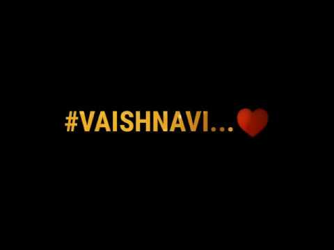 Vaishnavi Name Art Whatsapp Status Video Youtube