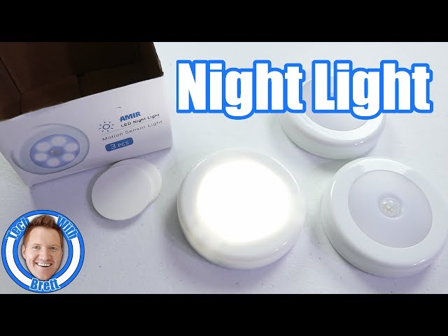 Amir Motion Sensor LED Night Light Tutorial 