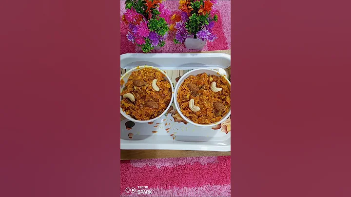 😍 Gajar ki halwa recipe| Carrot halwa recipe | Halwa recipe | #shorts #ytshorts #reels