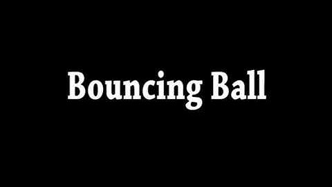 Bouncing ball animation (3d animation project)