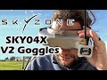 Skyzone SKY04X V2 OLED FPV Video Goggles with SteadyView Receiver