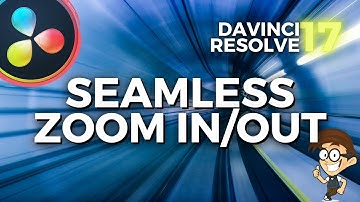 Creating a SNAP ZOOM IN/OUT with FUSIONS BEST NEW FEATURE in Davinci Resolve 17