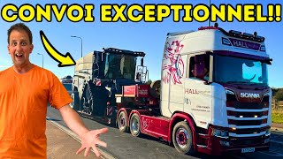 DELIVERING A BRAND NEW £600,000 COMBINE | WIDE LOAD | #truckertim