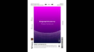 Adobe Illustrator 2026 - Tips for Halftone gradient background 🎨 #design #graphicdesign #Graphic
