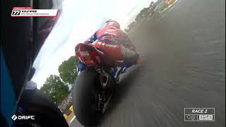 2024 Bennetts British Superbikes: Round 6 - Brands Hatch - Race 2 onboard highlights