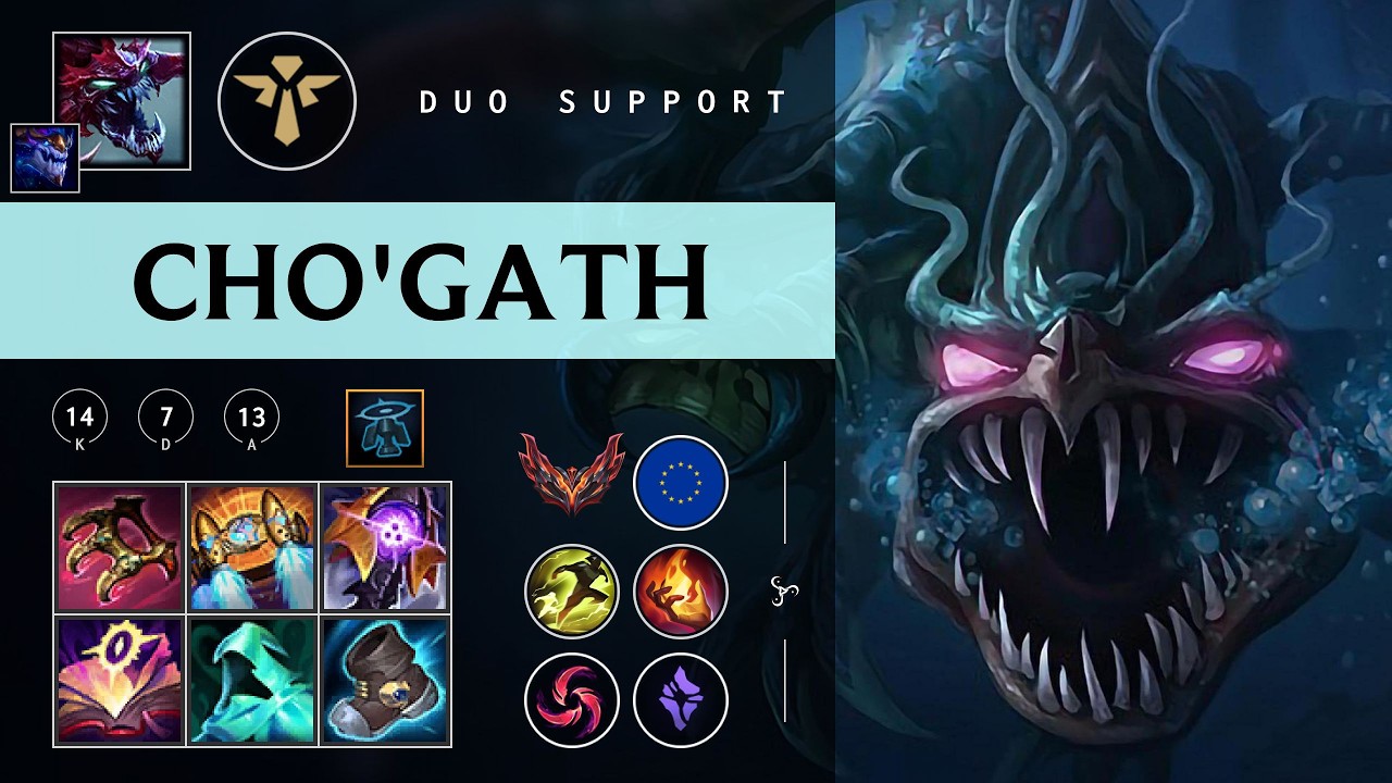 Cho'Gath Support vs Nautilus - EUW Grandmaster Patch 26.04