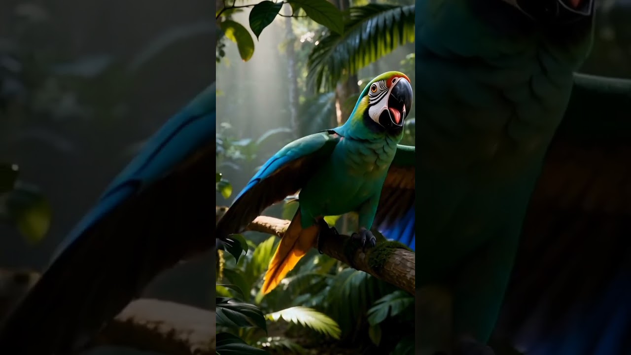 A Calm Jungle Moment 🦜 | Nature in 4k 