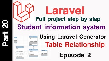 Laravel 6 Student Information System Part 20 Class Scheduled Table Relationship (Part2) Episode 6