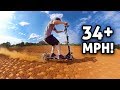 My Fastest Electric Scooter Yet! 34  MPH Nanrobot D4 
