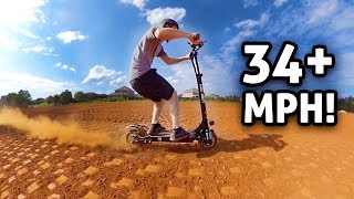 My Fastest Electric Scooter Yet! 34+ MPH Nanrobot D4+