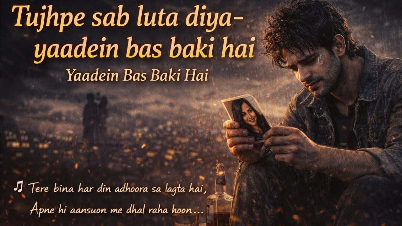 Tujhpe Sab Luta Diya… Par Tu Abhi Bhi Baaki Hai💔#EmotionalSong #SadSong #BreakupVibes #HeartTouching