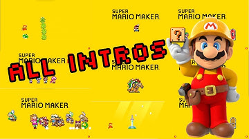 All Intro of Mario Maker 2 !!  🔨