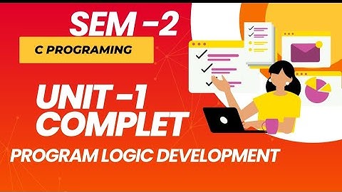 C Programming Unit–1 Full Explanation | SEM–2 Diploma CSE ||#bteup #cse #syllabus #cprogramming  