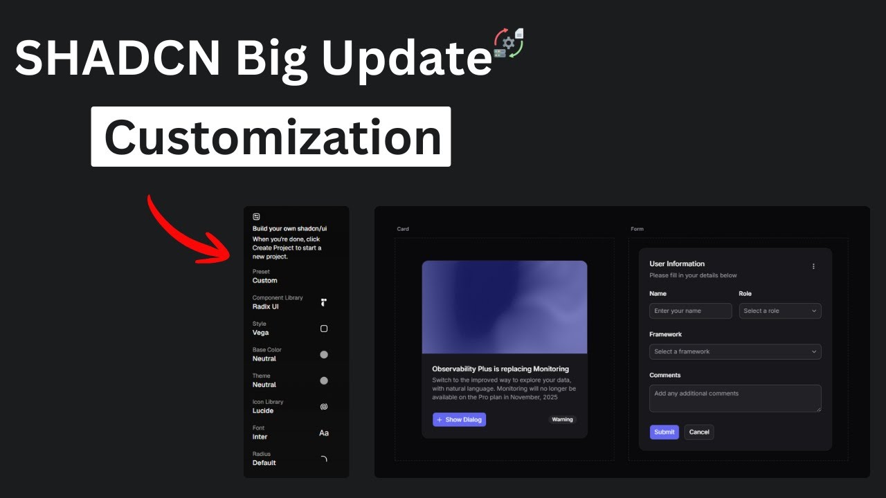 Новое обновление SHADCN меняет всё 🔥 | Темы и настройка пользовательского интерфейса