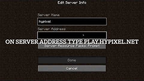 HOW TO JOIN HYPIXEL SERVER using minecaft java edition