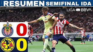 Chivas 0-0 América - empate en el Clásico Nacional / Semifinal ida
