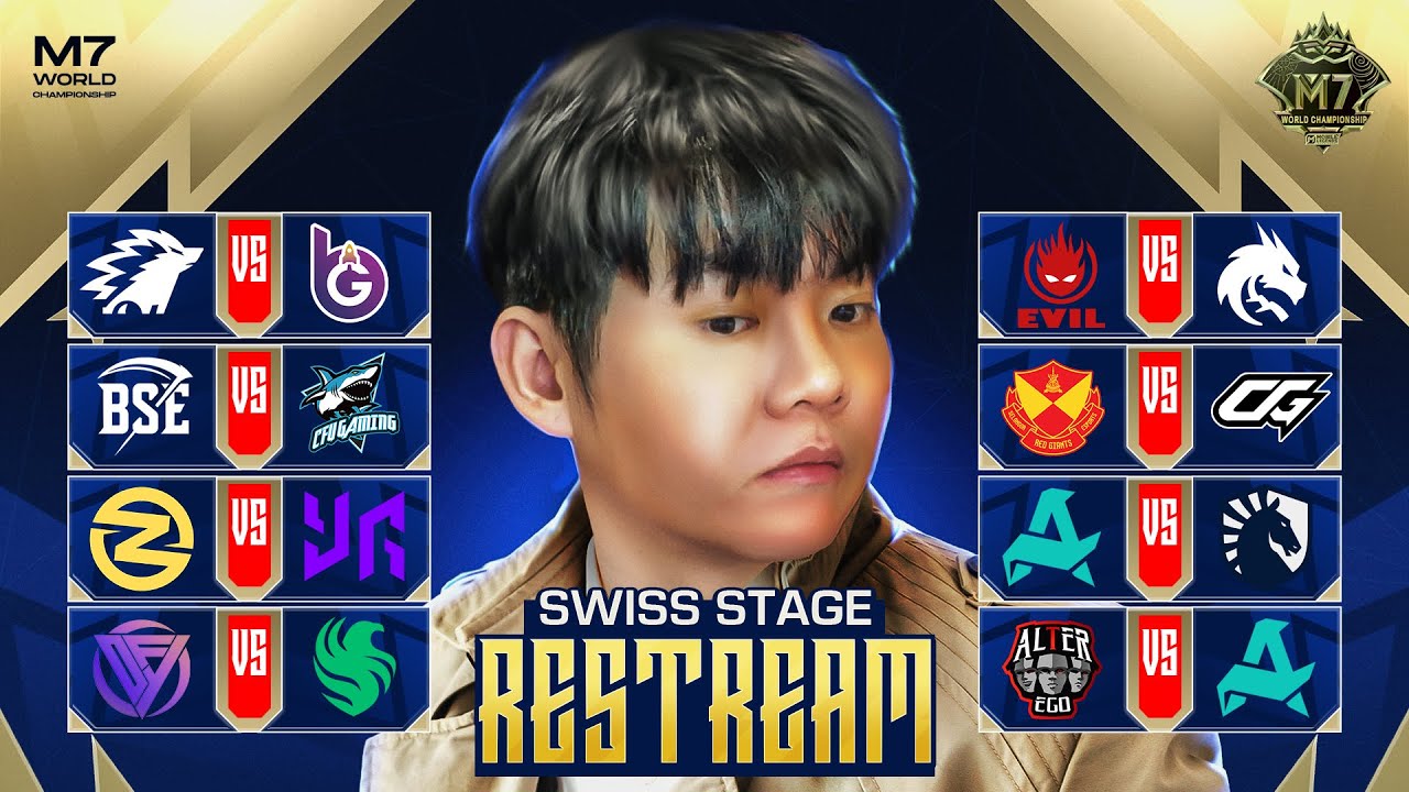 DRAW BUAT DAY 2, SWISS STAGE M7 DAY 1.