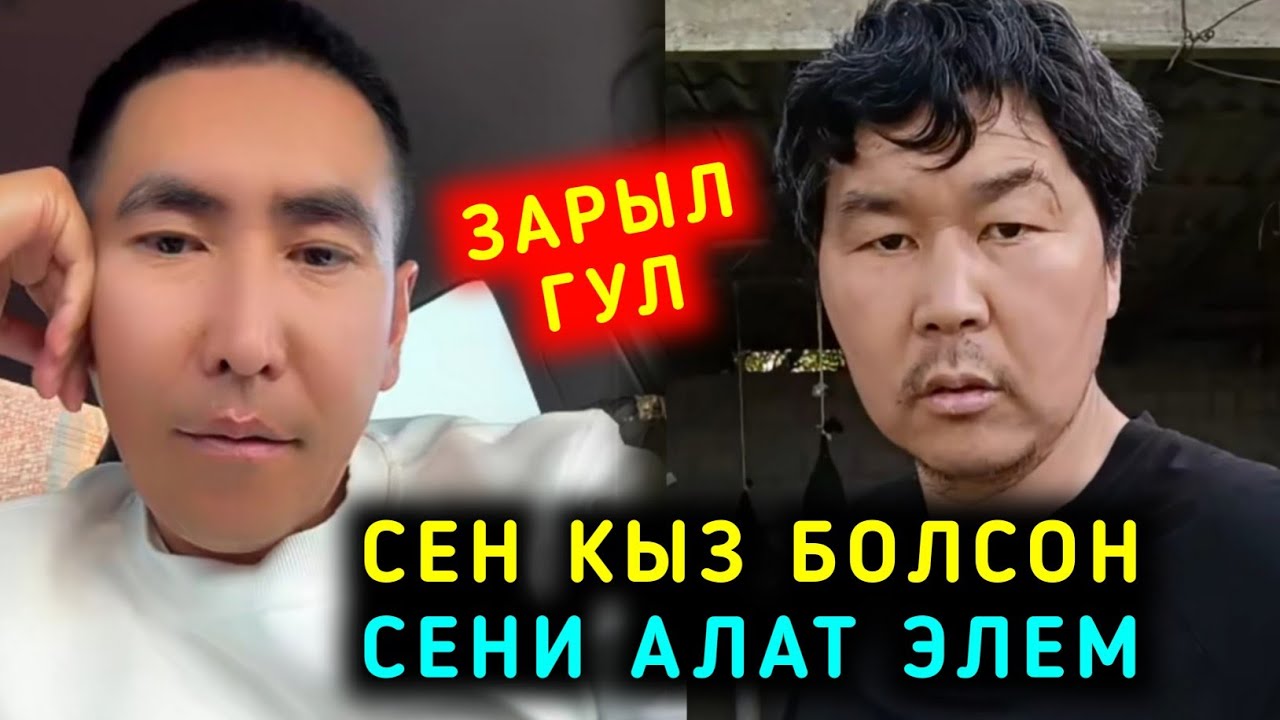 Чыпалак баатыр сен Кыз болсон сени алат элем Зарыл гул деп эркелетип дейт