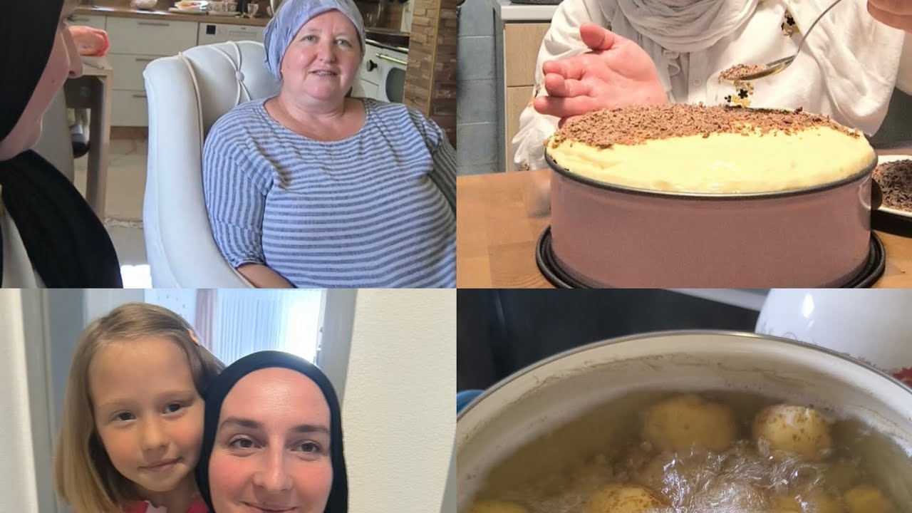 Moj obični dan: kuham za svekrvu i svekra,kafa i ručak kod komšinice i priprema torte za Eldisa ❤️