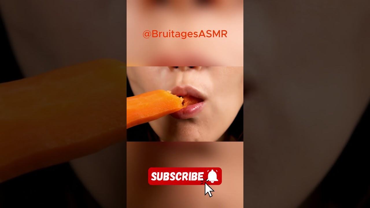 ASMR Carotte Ultra Crunchy : Sons de Mastication Intenses et Mukbang Sain 🥕💥