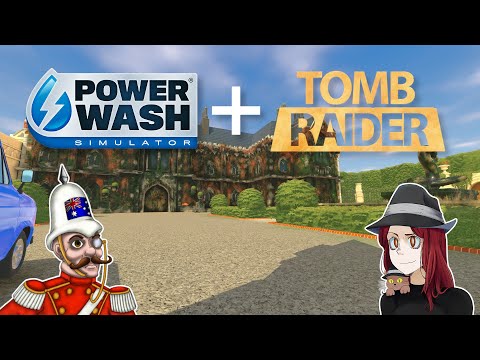 Clean Tomb Raider's filthy mansion in new Powerwash Simulator free DLC