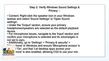 How to Fix No Sound or Mic Not Working in CS2
