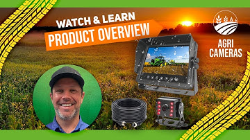 EagleEye AgriCam Farming Wired Backup Cam w Waterproof 7" LCD Product Overview