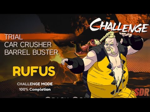 Super Street Fighter IV #3ds ~ Challenge Mode 100% - Rufus【TAS】