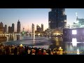 The world greatest dancing fountains - Burj Khalifa, Dubai
