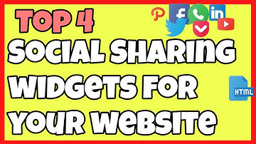 4 Best Free Social Share Widgets for Websites
