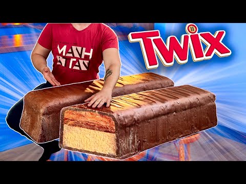 МЫ ПРИГОТОВИЛИ ОГРОМНЫЙ TWIX ВЕСОМ В 220 КИЛОГРАММ