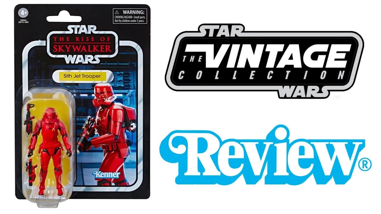 Star Wars Vintage Collection Sith Jet Trooper VC159 Review!