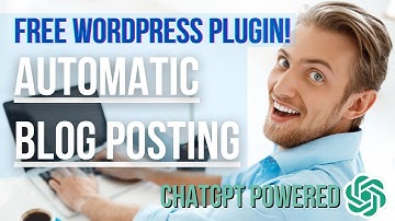 ChatGPT Wordpress Plugin For Automatic Blog Posting!