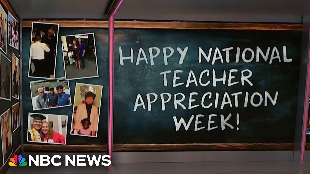 Vicky and Morgan reunite with their high school teachers to honor their impact