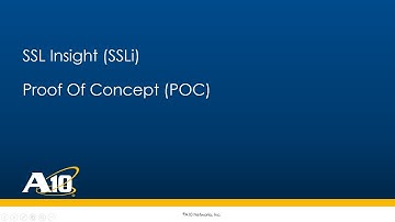 SSL Insight - Proof of Concept
