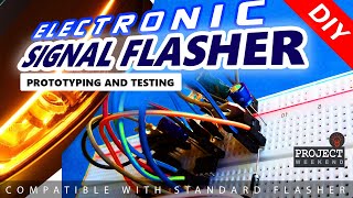 Electronic signal flasher | 3 pin electronic signal flasher | electronic flasher | flasher relay