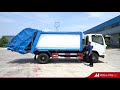 Clw group factory  garbage compactor truck