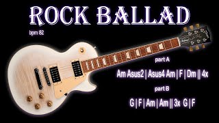 Rock Ballad Backing Track in Am
