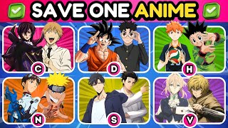 Save One Anime For Each Letter A-Z Anime Opening Quiz