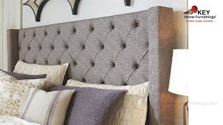 Ashley Sorinella Queen Upholstered Bed B603QUB | KEY Home