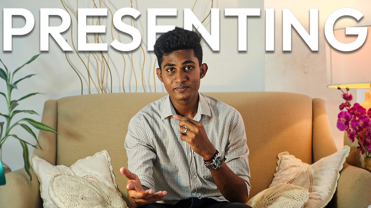 Camera එක ඉදිරියේ present කරන ආකාරය සරලව | Presenting guide for beginners