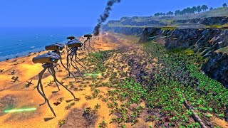 30,000 Alien Invasion vs  4,000 Modern Soldiers - Ultimate Epic Battle Simulator UEBS 4K screenshot 4