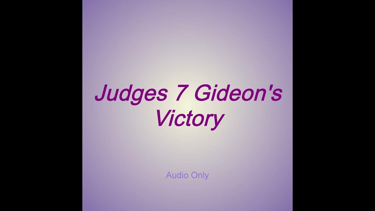 Judges 7 Gideon's Victory YouTube