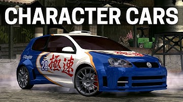 NFS Most Wanted - All Character Cars