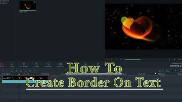 Wondershare Filmora 7.5.0 - How To Create Border On Text On Wondershare Filmora