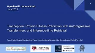 Tranception: Protein Fitness Prediction with Autoregressive transformers and Inferencetime Retrieval