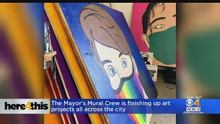 Here 4 This: Boston Mayor's Mural Crew Finishing Art Projects Across City