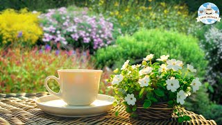 Smooth Jazz Vibes ☕Relaxing with Morning Jazz in Garden | Spring Jazz Relaxing Music to Study & Work