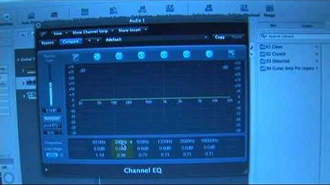 Logic Pro 8 Tutorial: Channel Strip Equalization