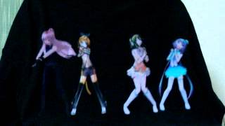 Mmd Home Made Hologrampoker Face Rin,Aoki,Gumi,Luka